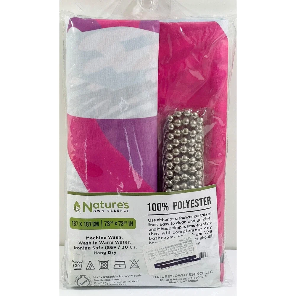 Nature's Own Essence Shower Curtain Liner Giraffe Print  73